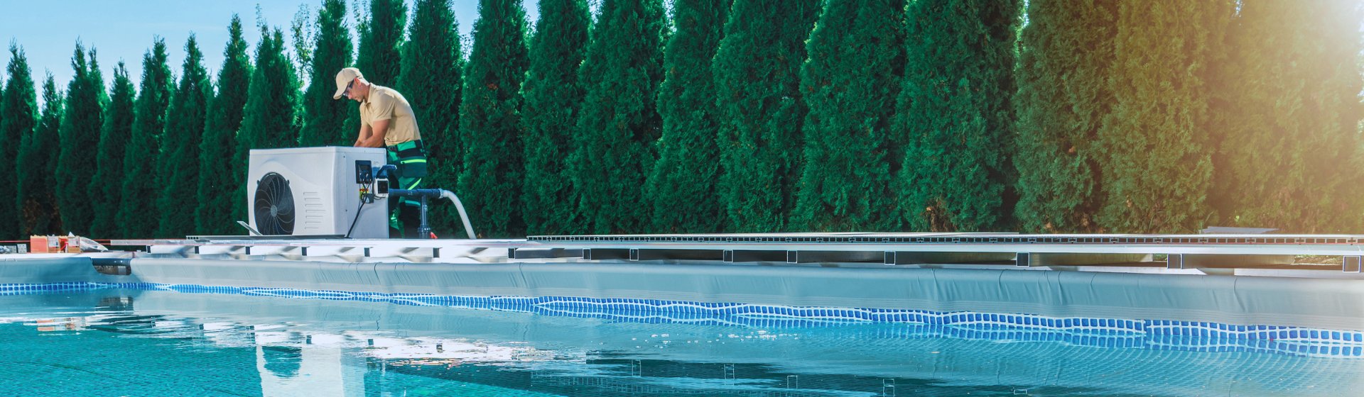 Piscine intérieure couverte – baie vitrée