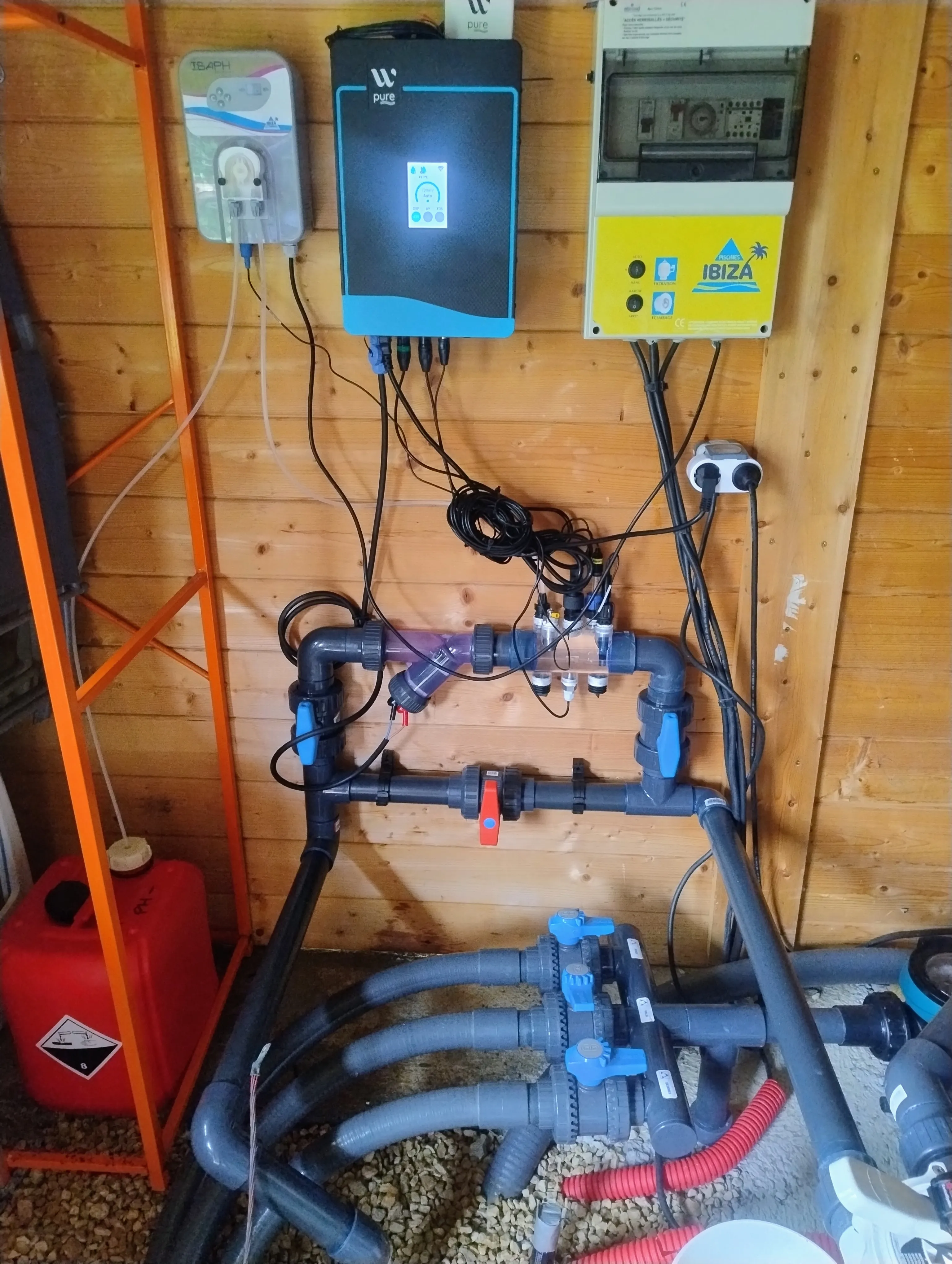 Filtration piscine – coffret électrique